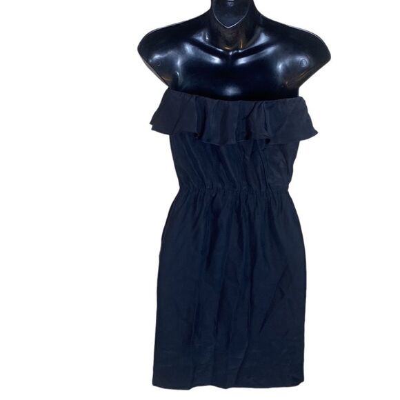 Amanda uprichard 100% silk Joan mini dress strapless REVOLVE xs - Picture 6 of 6